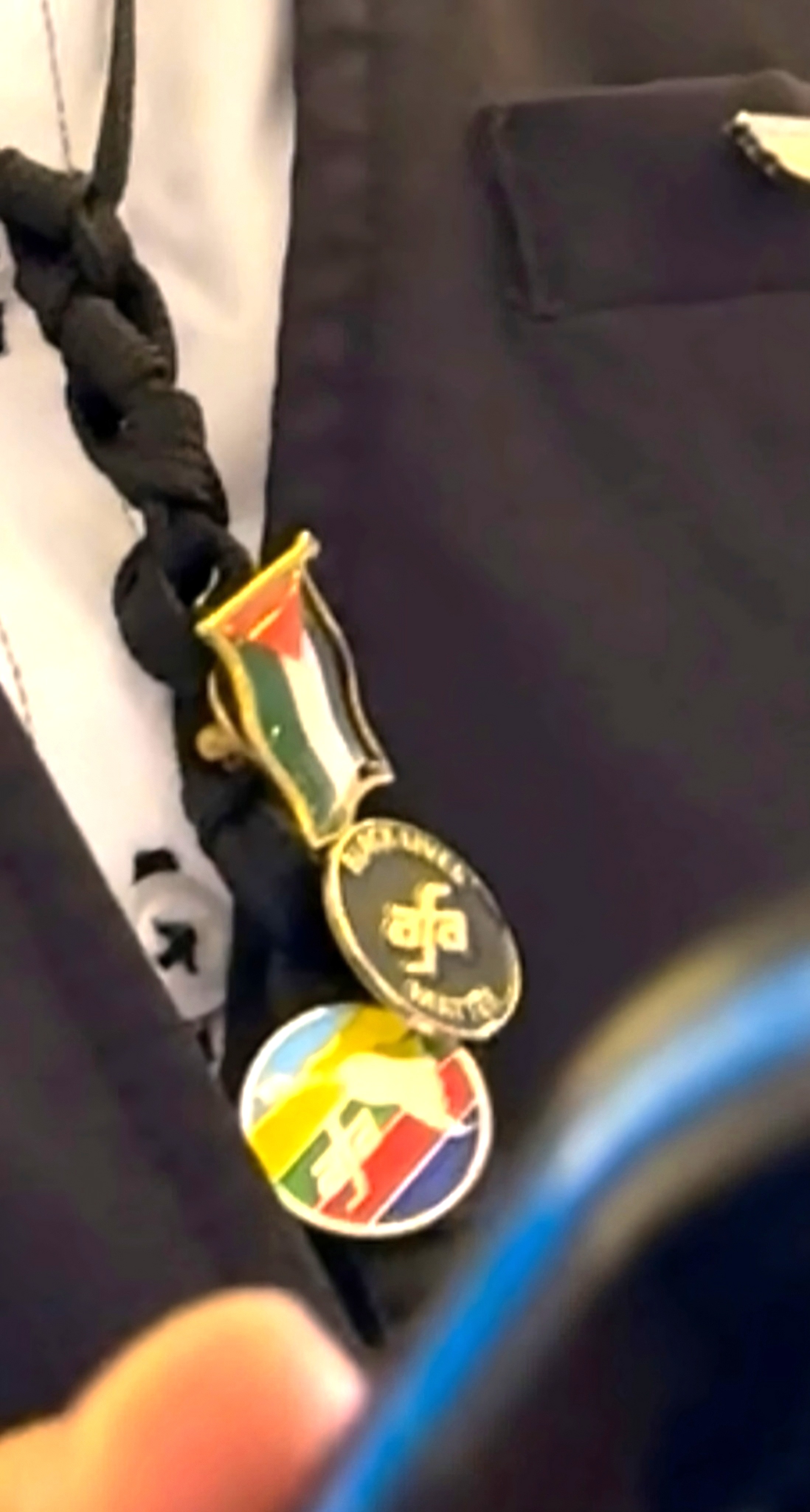Flight Attendant On American Airlines Flight Breaks Policy To Wear Forbidden Palestinian Flag Pin