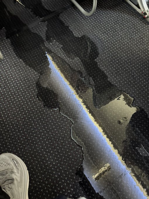 ‘We Needed A Boat!’ American Airlines Passengers Evacuated Twice After Lavatory Pipe Explodes, F image