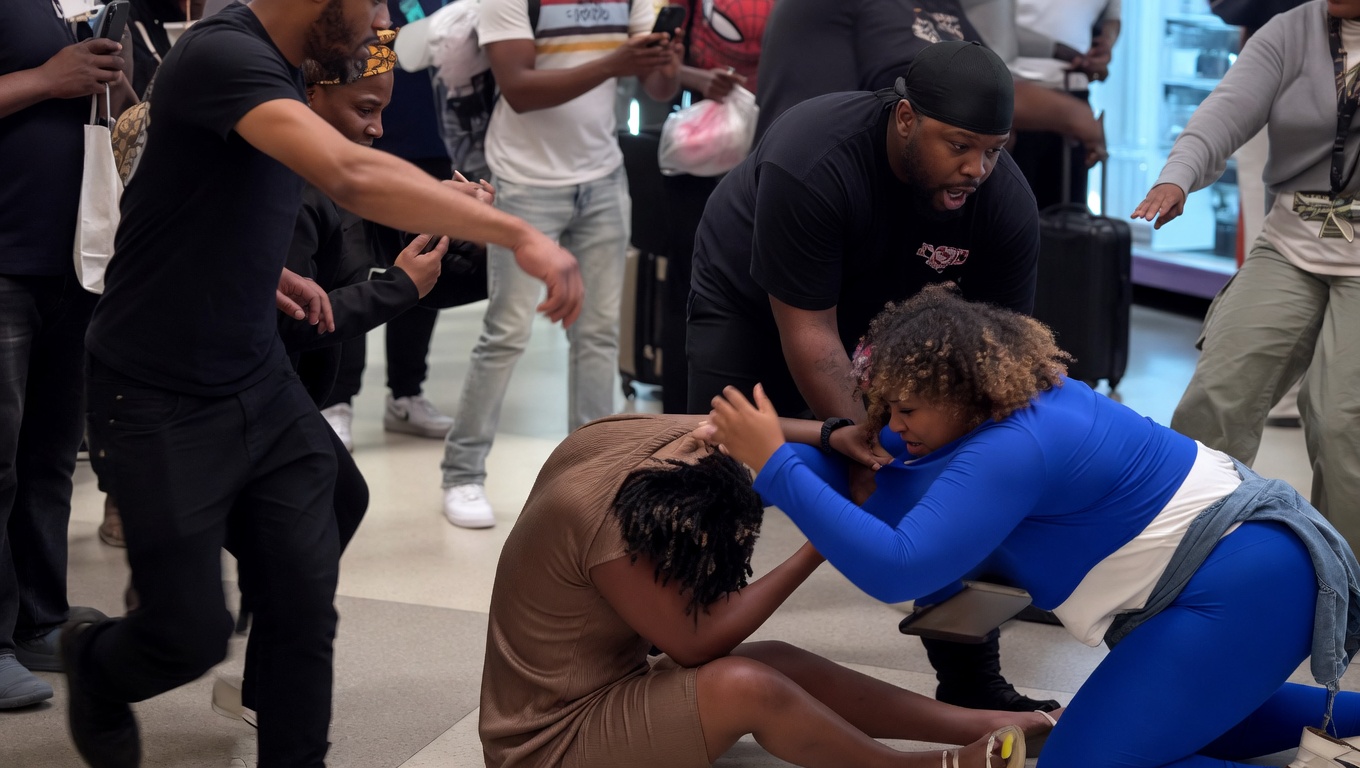 TravelWireDaily — Passengers Got Off The Plane Still Fighting — Then The Brawl Spilled Into A Philadelphia Airport Gate