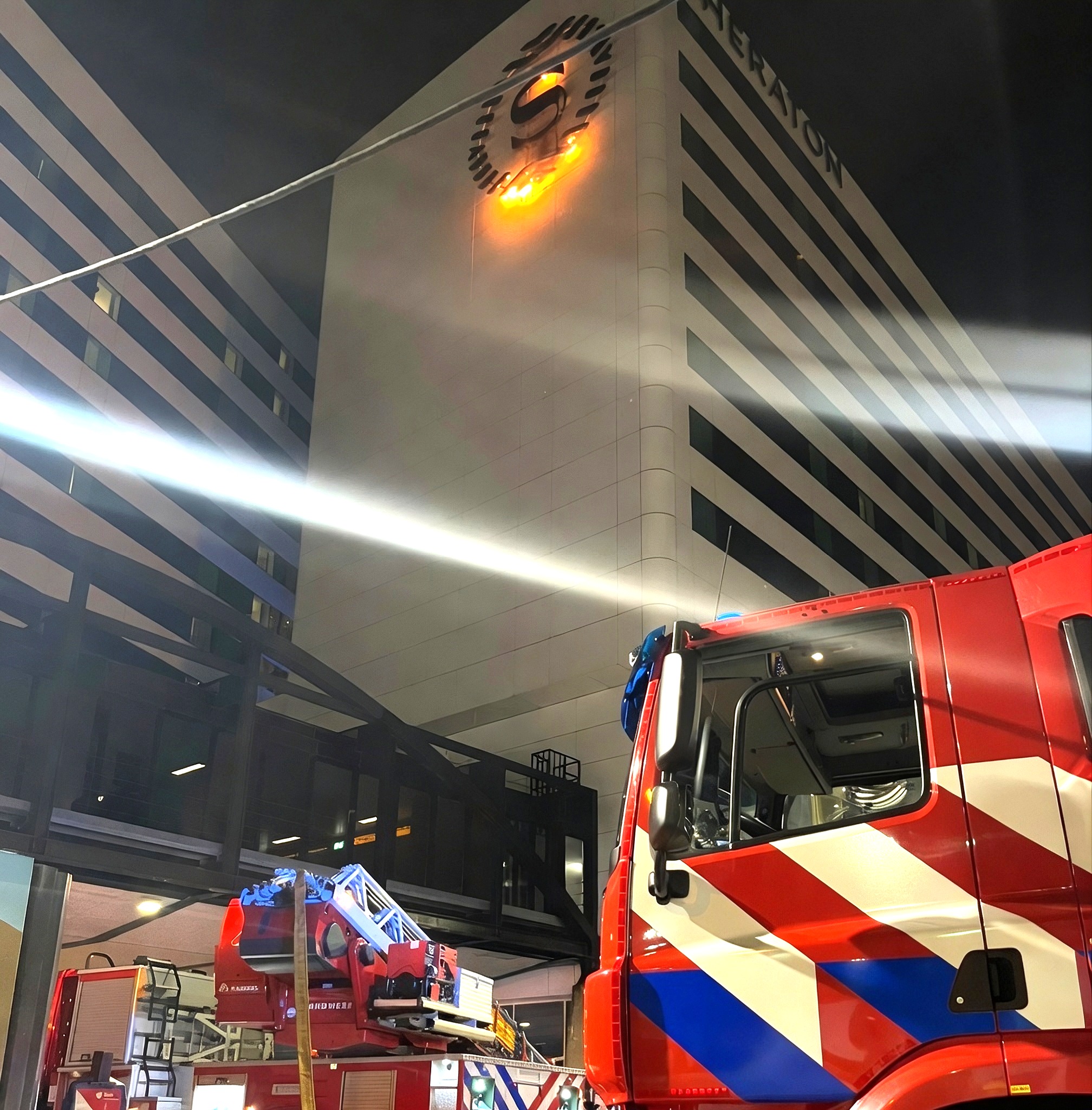 Sheraton Logo Catches Fire At Amsterdam Airport Hotel — Guests Evacuated To The Hilton - View from the Wing