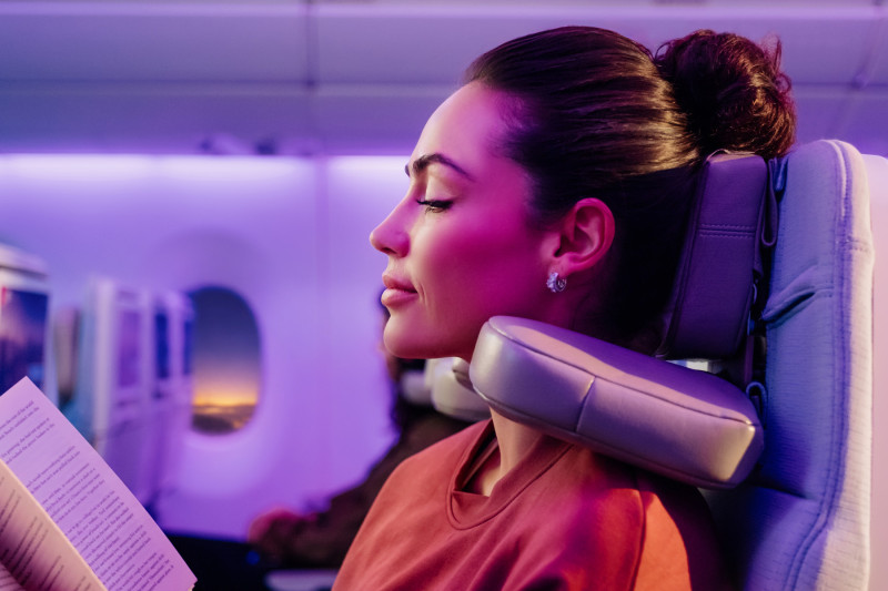 Emirates’ New Economy Headrest Wraps Around Your Neck So You Won’t Ever Need A Travel Pillow Again